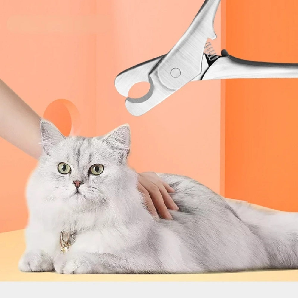 Professional Pet Nail Clipper Stainless Steel Safety Grooming Trimmer