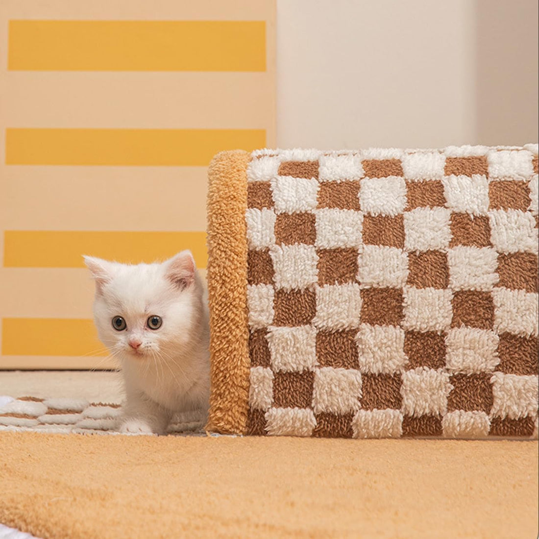 2 In 1 Plush Pet Bed Tunnel Soft Cozy Fun Nest