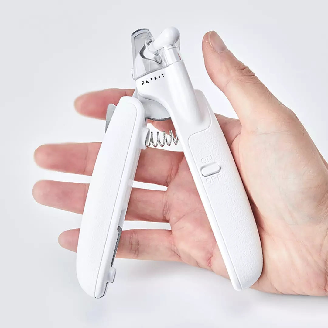 Professional Pet Nail Clipper LED Light Trimming Scissors Tool