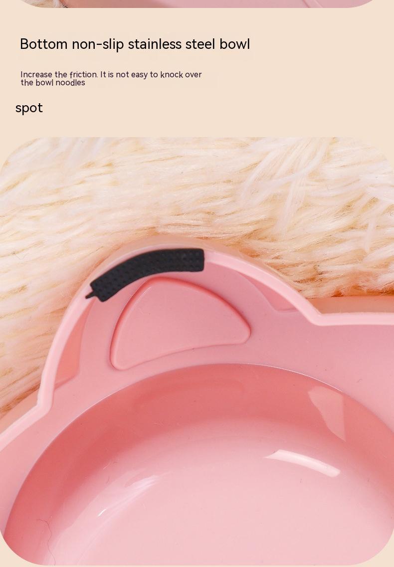 Pet Feeding Water Rice Bowl Basin