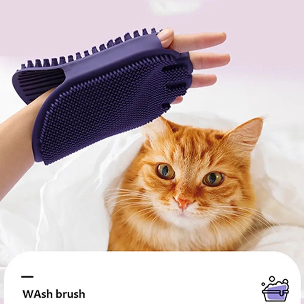 Pet Shampoo Massage Brush Soft Bristle Grooming Tool